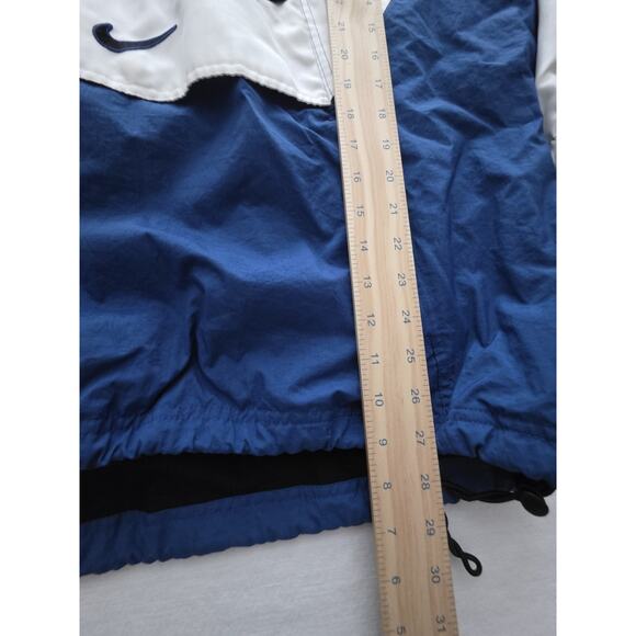 Vintage 90s Nike Pullover Windbreaker Jacket Quarter Zip Big Swoosh Mens Size M - Picture 4 of 12